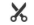 Image of scissors icon