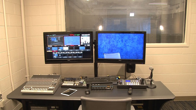 Image of Cabell B46 studio control room