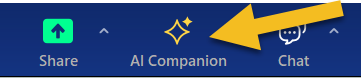 AI Companion taskbar icon