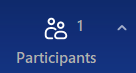Zoom toolbar participants icon