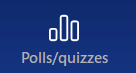 zoom toolbar polls and quizzes icon