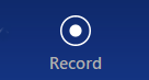 Zoom toolbar Record icon